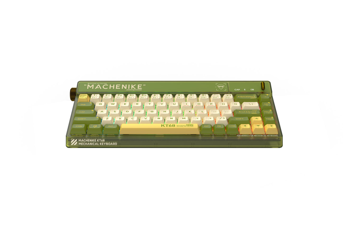 Machenike KT68-B68W Tri-Mode Mechanical Keyboard