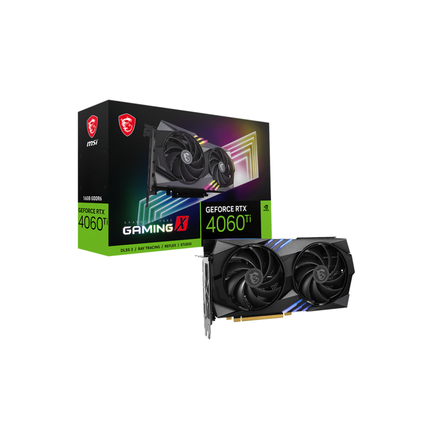 MSI | NVIDIA® GeForce RTX™ 4060 Ti | 16GB GDDR6