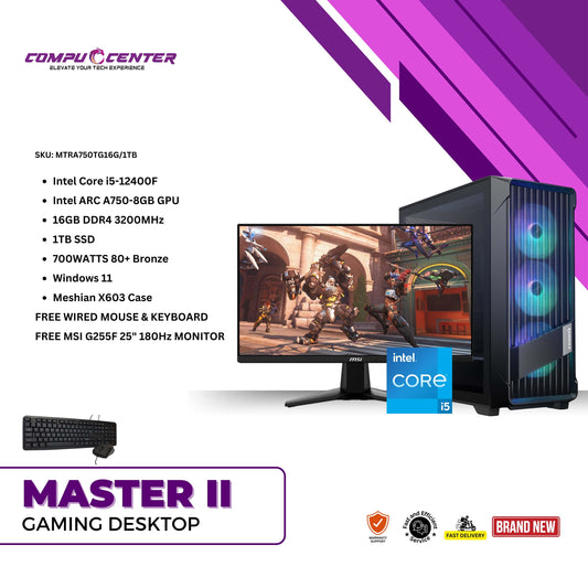 MASTER II | INTEL i5 12400F | INTEL ARC A750